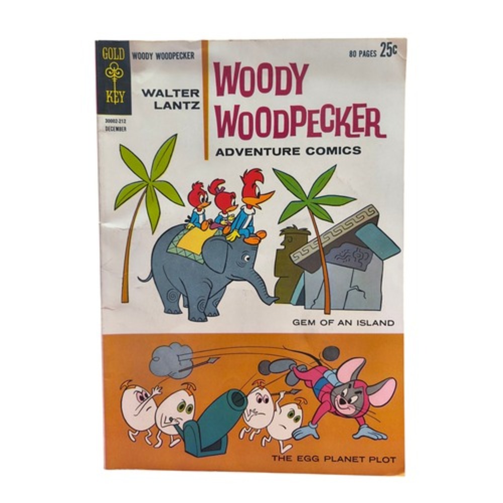 1962 Gold Key Giant Issue Walter Lantz Woody Woodpecker / Space Mouse #74 Comic
